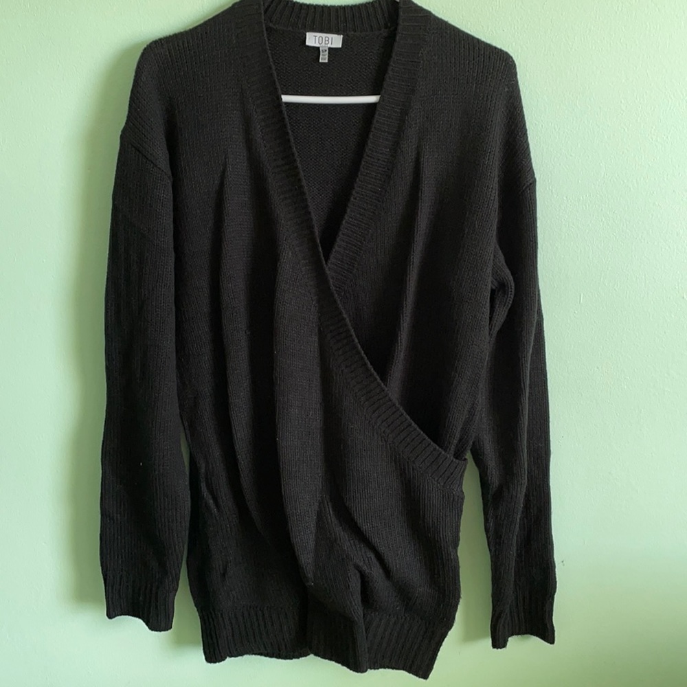 Tobi Black Sweater Dress